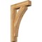Ekena Millwork Thorton Block Rough Sawn Bracket, Western Red Cedar, 4"W x 20"D x 32"H BKT04X20X32THR05RWR - alternate 1